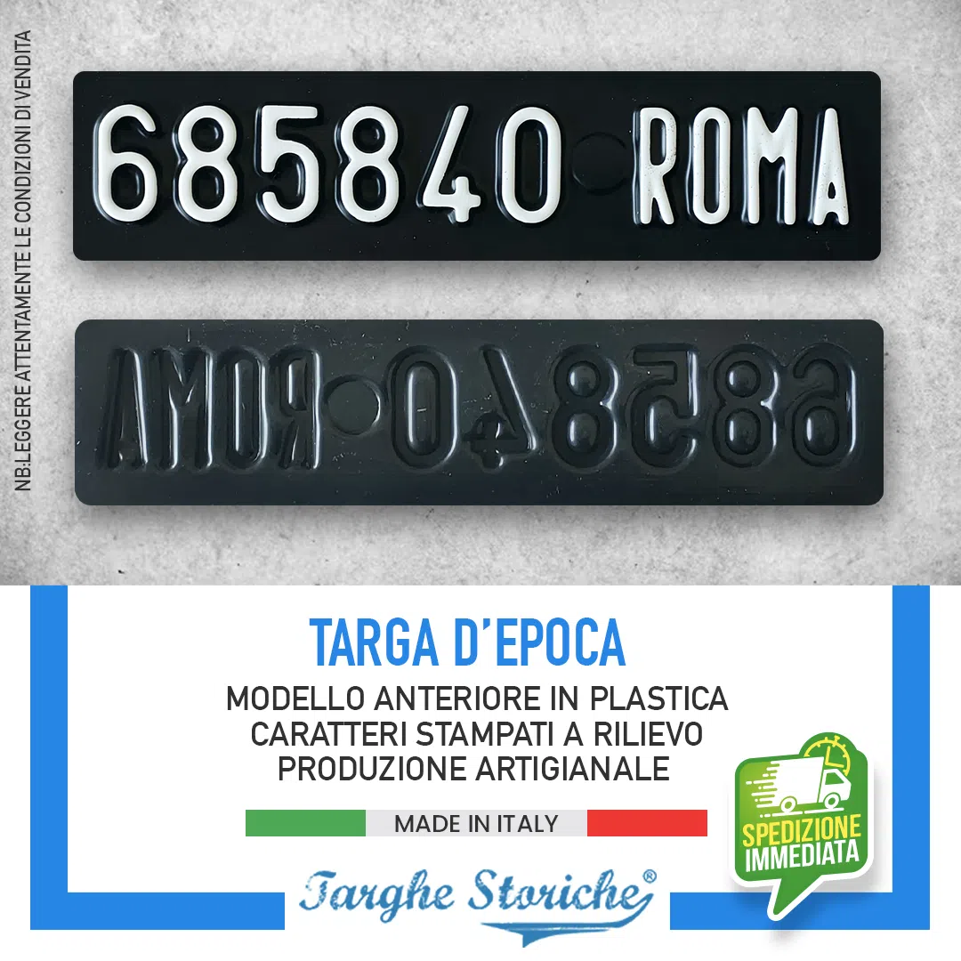 targhe anteriori plastica 63-84 1