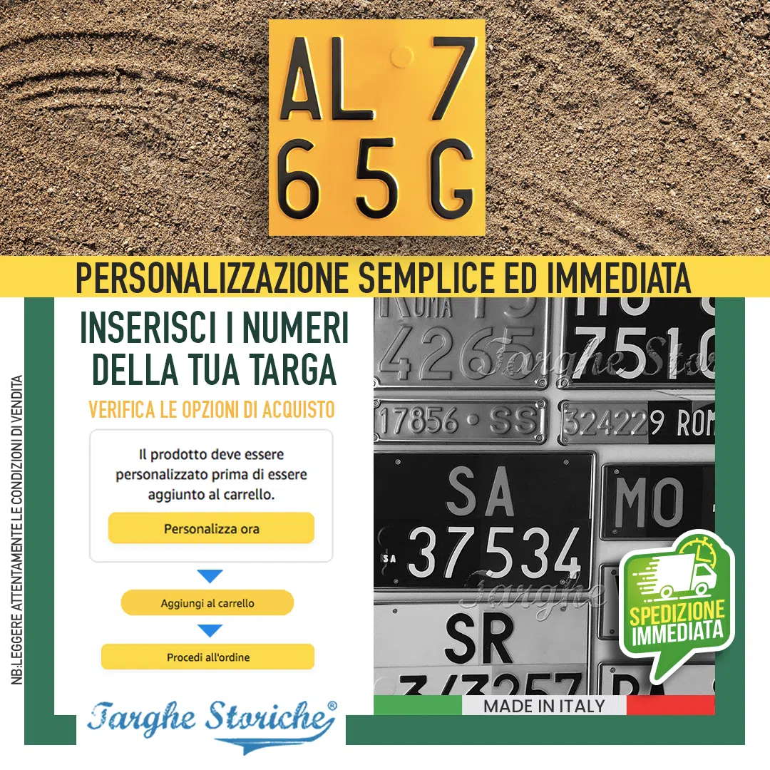 targhe mezzi agricoli dal 1995 alluminio reflex 3